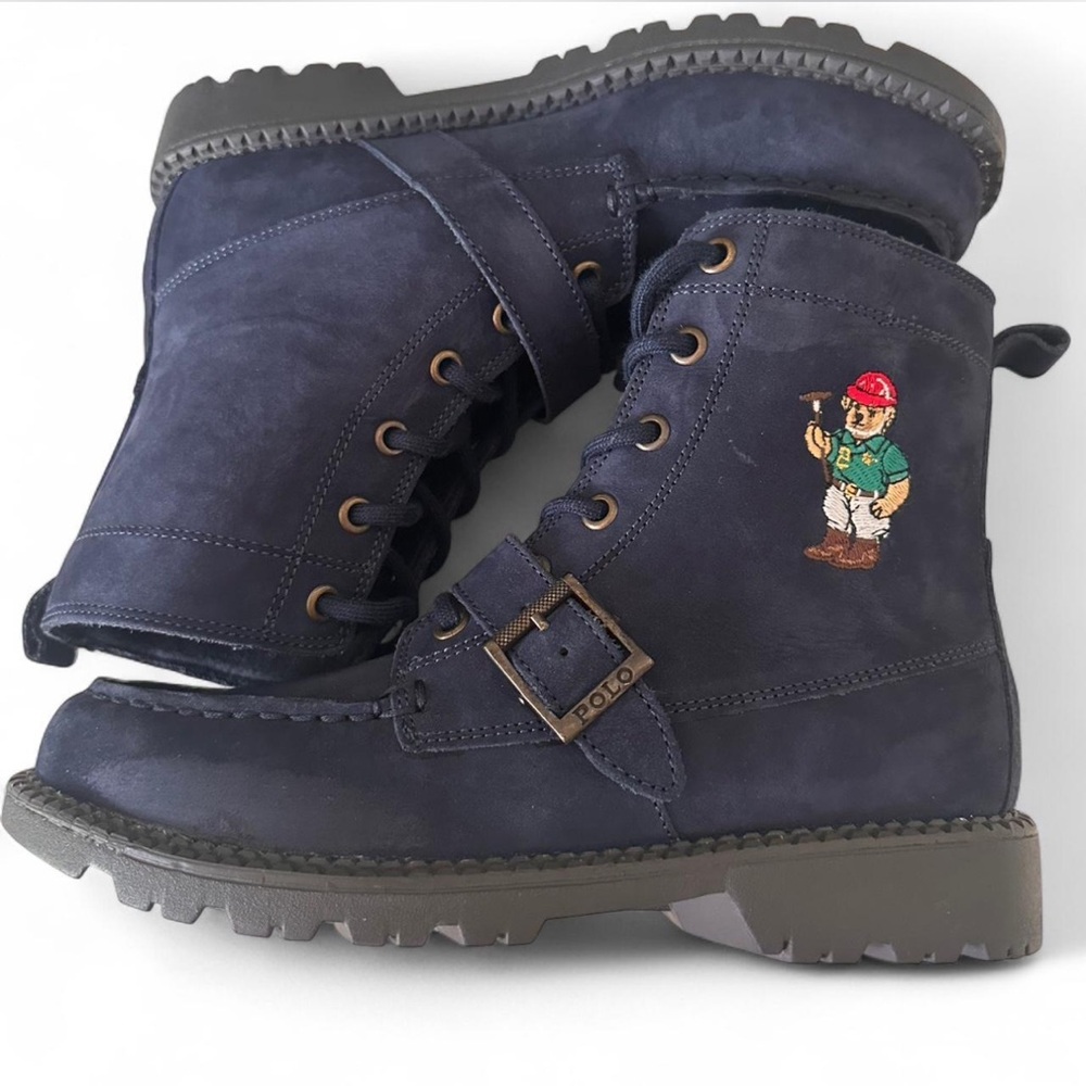 Polo by Ralph Lauren Kids Dark Blue Character Boots